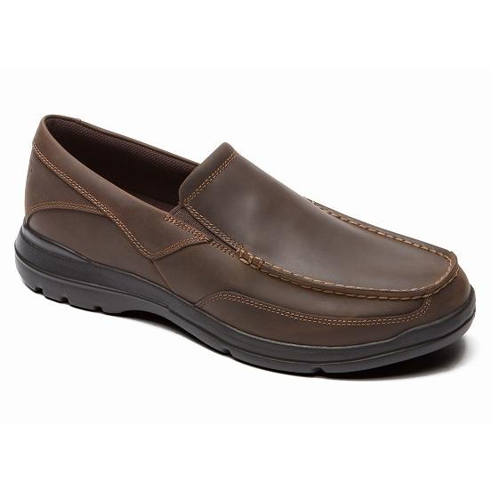 【ROCKPORT(ロックポート)】JUNCTION POINT SLIP ON Chocolate...