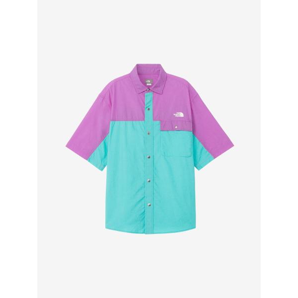 【THE NORTH FACE(ザ・ノースフェイス)】S/S Nuptse Shirt - オーバジ...