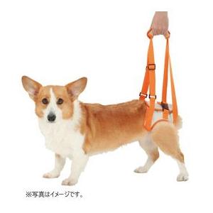 ペティオ zuttone 老犬介護用　歩行補助ハーネス　後足用　Ｌ（15kgまでの中型犬用） 介護用ハーネス｜five-1