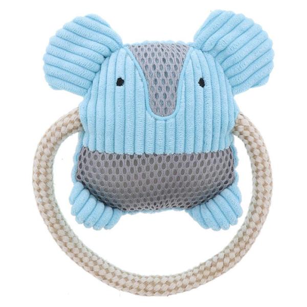 犬用おもちゃ アドメイト ふわふわデンタルロープぬいぐるみ ぞう 超小型犬〜小型犬 デンタルトイ か...