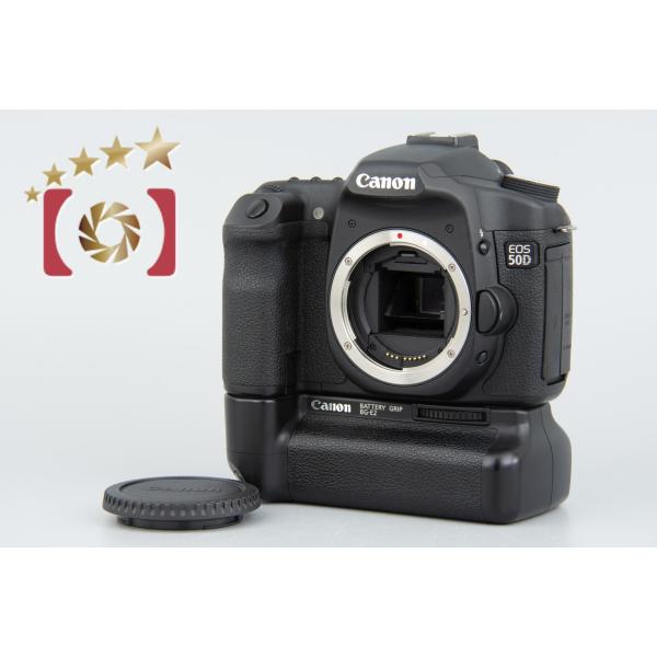 【中古】Canon EOS 50D + BG-E2 バッテリーグリップ キヤノン