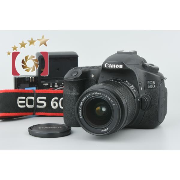 【中古】Canon キヤノン EOS 60D + EF-S 18-55mm f/3.5-5.6 IS...