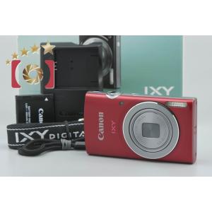 【中古】Canon キヤノン IXY 120 レッド コンパクトデジタルカメラ 元箱付き｜five-star-camera