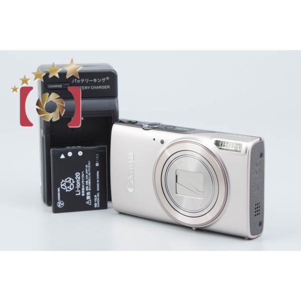 【中古】Canon キヤノン IXY 650 シルバー コンパクトデジタルカメラ