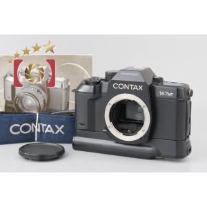 【中古】CONTAX コンタックス 167MT フィルム一眼レフカメラ ＋ P-5 単三電池ホルダー｜five-star-camera