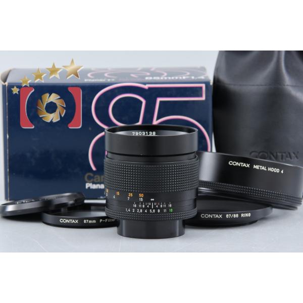 【中古】CONTAX コンタックス Carl Zeiss Planar 85mm f/1.4 T* ...