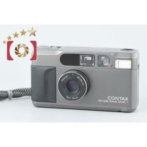 【中古】CONTAX コンタックス T2 D チタンブラック コンパクトフィルムカメラ データバック付属｜five-star-camera