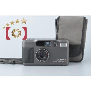 【中古】CONTAX コンタックス T2 チタンブラック コンパクトフィルムカメラ｜five-star-camera