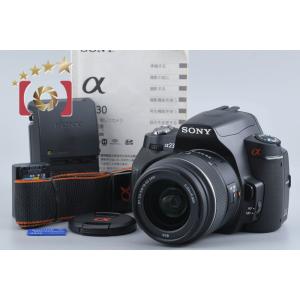 【中古】SONY ソニー α230 DSLR-A230 ズームレンズキット シャッター回数僅少