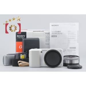 【中古】SONY ソニー α NEX-3 薄型広角レンズキット ホワイト 元箱付き