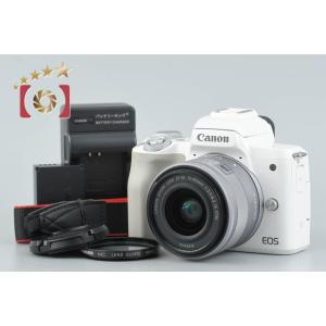 【中古】Canon キヤノン EOS Kiss M EF-M 15-45 IS STM レンズキット...