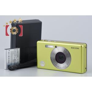 【中古】RICOH リコー PX ライムグリーン 防水デジタルカメラ
