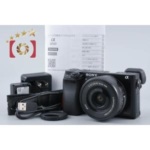 【中古】SONY ソニー α6000 ILCE-6000 ブラック パワーズームレンズキット シャッ...