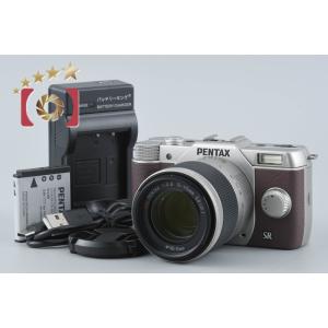 【中古】PENTAX ペンタックス Q10 シルバーブラウン + SMC 15-45mm f/2.8...