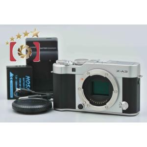 【中古】FUJIFILM 富士フイルム X-A3 シルバー ミラーレス一眼カメラ