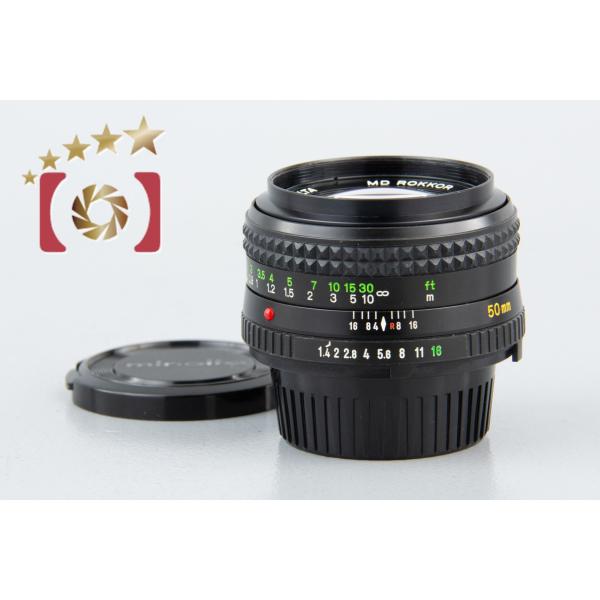 【中古】MINOLTA ミノルタ MD ROKKOR 50mm f/1.4