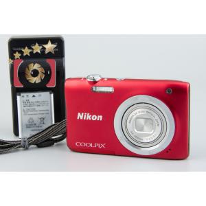 【中古】Nikon ニコン COOLPIX A100 レッド コンパクトデジタルカメラ｜five-star-camera