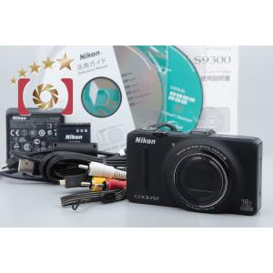 【中古】Nikon ニコン COOLPIX S9300 ノーブルブラック コンパクトデジタルカメラ