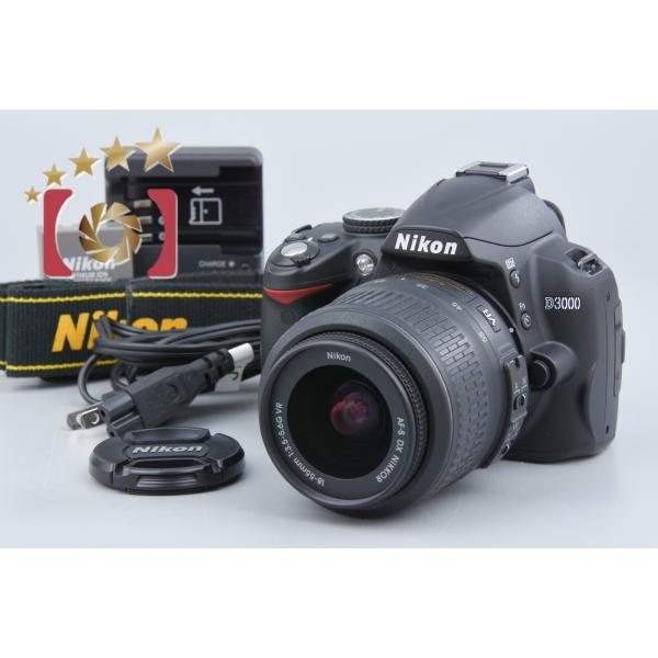 【中古】Nikon ニコン D3000 レンズキット シャッター回数僅少
