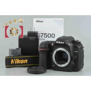 【中古】Nikon D7500 デジタル一眼レフカメラ シャッター回数僅少 ニコン