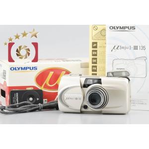 【中古】OLYMPUS オリンパス μ[mju:]-III ミューIII 135 コンパクトフィルムカメラ 元箱付き｜five-star-camera