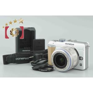 【中古】OLYMPUS オリンパス PEN Lite E-PL1 ホワイト + M.ZUIKO DI...