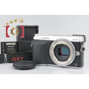 【中古】Panasonic パナソニック LUMIX GX7 DMC-GX7 シルバー ミラーレス一眼カメラ