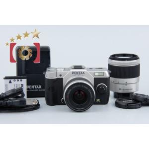 【中古】PENTAX ペンタックス Q7 ダブルズームキット シルバー シャッター回数僅少｜five-star-camera