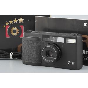 【中古】RICOH リコー GR1 ブラック コンパクトフィルムカメラ 元箱付き｜five-star-camera