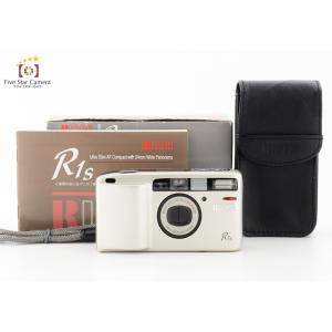 【中古】RICOH リコー R1S シルバー コンパクトフィルムカメラ A｜five-star-camera