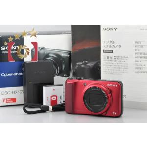 【中古】SONY ソニー Cyber-shot DSC-HX10V レッド デジタルスチルカメラ 元箱付き｜five-star-camera