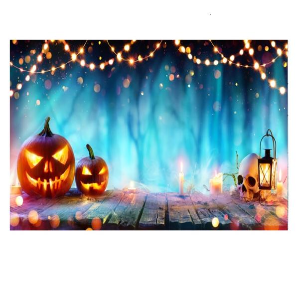 【送料無料】【125×80cm】A★ハロウィン 背景 タペストリー 飾り かぼちゃ 撮影用 写真ブー...