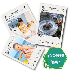 クリアフロート フラミンゴ ユニコーン 浮き輪...の詳細画像1