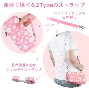 任天堂スイッチ キャリングケース 桜柄 Nin...の詳細画像4