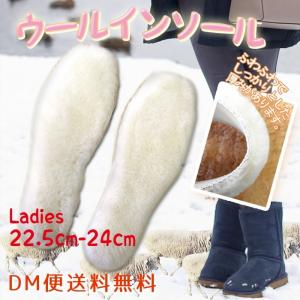 【レビューを書いてネコポス便送料無料】 レディース もこもこ ウールインソール /防寒 ボア ベージュ ふわふわ 温か 冷え性対策 インソール ブーツ