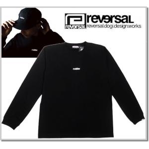 リバーサル reversal SMALL LOGO LONG SLEEVE rv20ss102-BLACK ロンT 長袖Tシャツ カットソー｜five