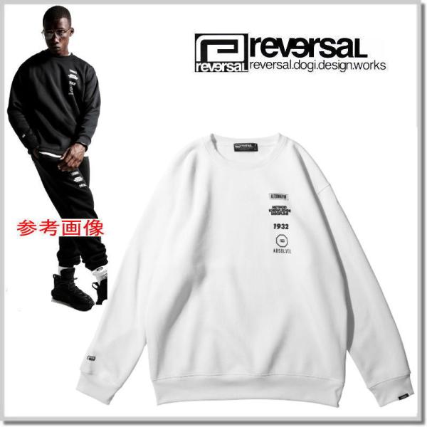 リバーサル reversal MULTI LOGO BACK FLEECE CREW NECK ra...