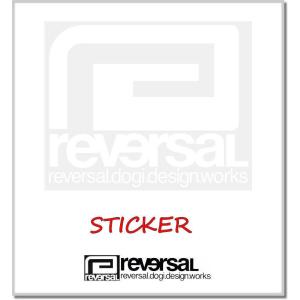 リバーサル reversal BIG MARK CUTTING STEECA (STICKER) rvbs047-WHITE ステッカー シール カッティング｜five