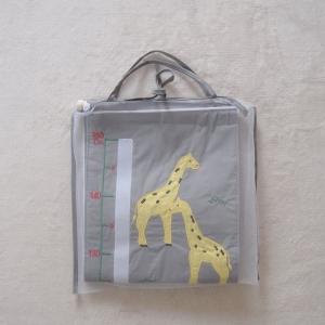 布製身長計 ワイルドアニマル / 北欧 身長 成長 記録