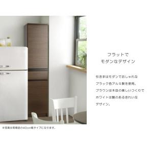 ランドリー収納 隙間収納 キャビネット すきま...の詳細画像2