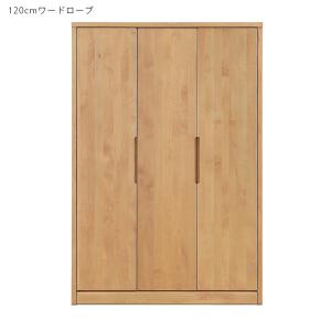 ワードロープ 洋服ダンス ミラー付き クローゼット 120 完成品 日本製