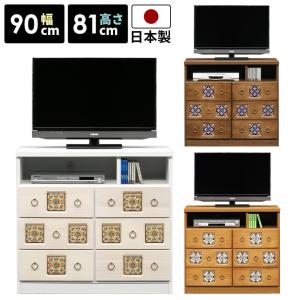 □在庫限り・入荷なし□テレビ台 フェミニン 姫系 幅90cm ラブリー