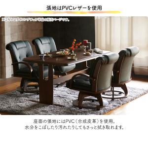 回転 ダイニングチェア 座面回転式 回転チェア...の詳細画像2