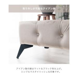 ベッドフレーム キングベッド キングサイズ ベ...の詳細画像5