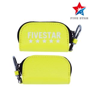 FIVE STAR ファイブスター LOGO STAR ボールケース ネオンイエロー 星 ゴルフ 収納ケース｜fivestar2016