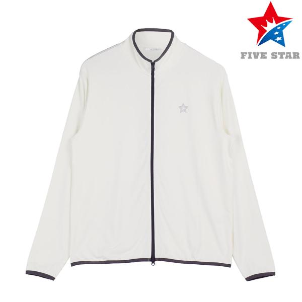 ブルゾン ゴルフウェア 長袖 メンズ ストレッチ ジップアップ 薄手 ホワイト 白 おしゃれ ゴルフ...