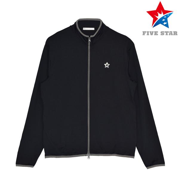 ブルゾン ゴルフウェア 長袖 メンズ ストレッチ ジップアップ 薄手 ブラック 黒 おしゃれ ゴルフ...