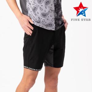 ハーフパンツ ゴルフ メンズ 夏 ショートパンツ ストレッチ ゴルフウェア ファイブスター おしゃれ シンプル ゴルフパンツ メッシュ ブラック 黒 アウトレット