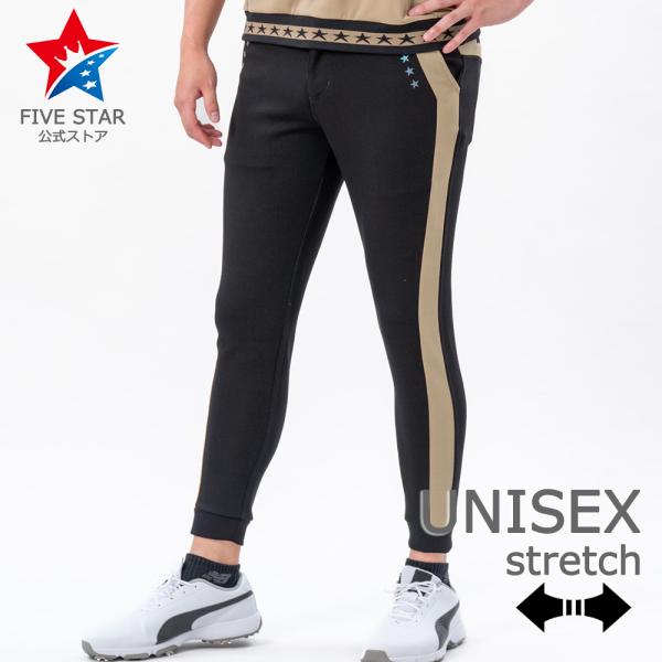 ロングパンツ パンツ ゴルフウェア メンズ 夏 ジョガーパンツ ストレッチ バッグロゴ サイドライン...