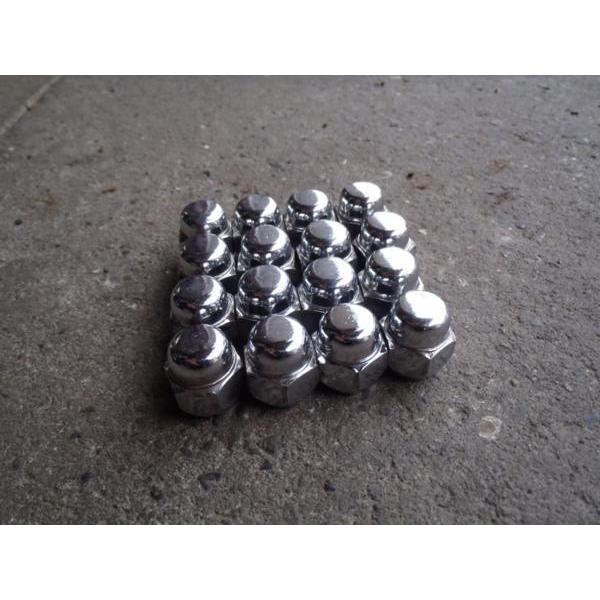 全国送料込み☆ニッサン純正袋ナット２５ｍｍ１６個キューブ・マーチ・ティーダ